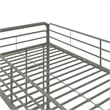 DHP Dusty Twin over Full Metal Bunk Bed with Secured Ladders in Thyme Green