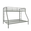 DHP Dusty Twin over Full Metal Bunk Bed with Secured Ladders in Thyme Green
