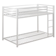 DHP Mabel Metal Twin/Twin Bunk Bed in White