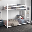 DHP Mabel Metal Twin/Twin Bunk Bed in White