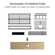 DHP BrEZ Build Daven Twin Over Twin Metal Bunk Kids Bed in Black