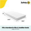 Safety 1st Pleasant Dreams Crib and Toddler Bed Mattress in White