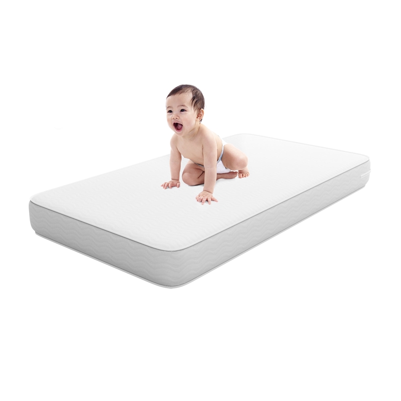 Safety 1st Pleasant Dreams Crib and Toddler Bed Mattress in White