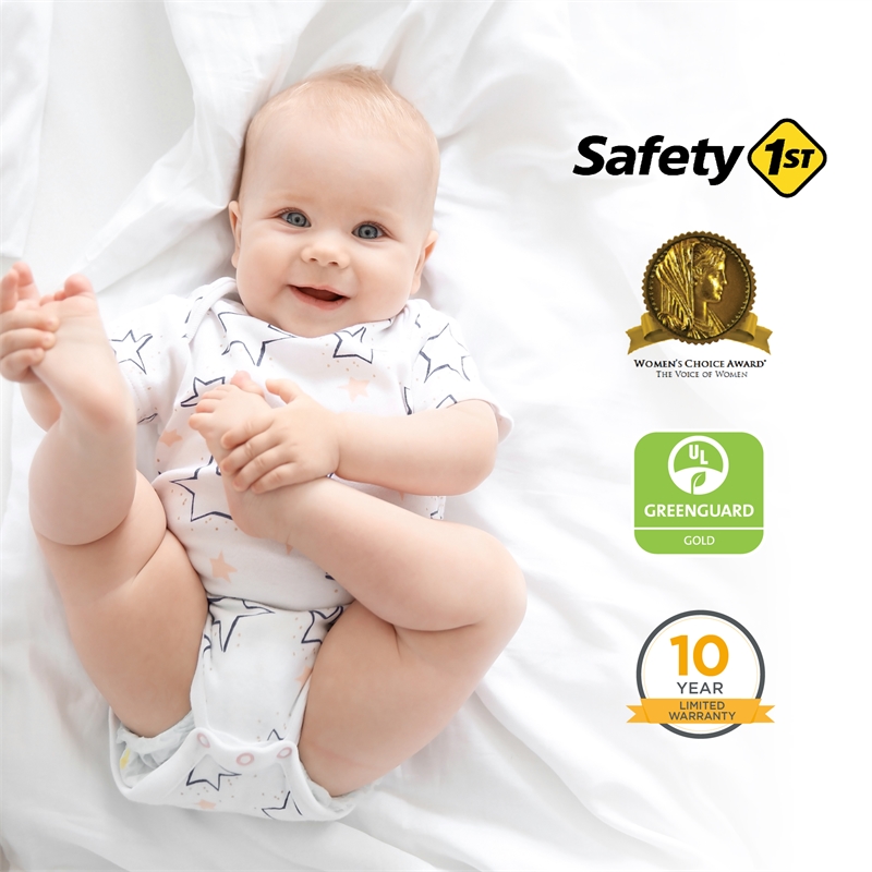 Safety 1st Pleasant Dreams Crib and Toddler Bed Mattress in White