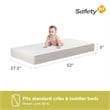 Safety 1st Cozy Snuggles Deluxe Dual 2-in-1 Baby Crib & Toddler Mattress