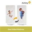 Safety 1st Cozy Snuggles Deluxe Dual 2-in-1 Baby Crib & Toddler Mattress