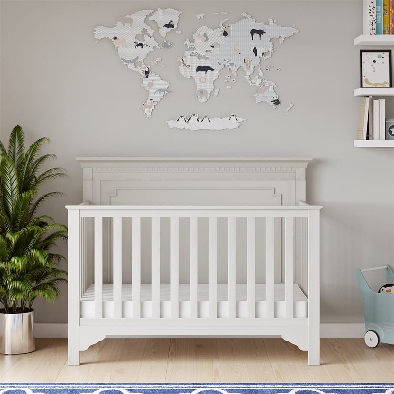 Safety 1st Cozy Snuggles Deluxe Dual 2-in-1 Baby Crib & Toddler Mattress