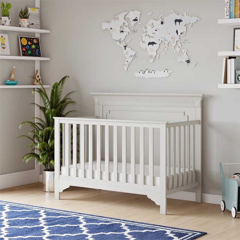 Safety 1st Cozy Snuggles Deluxe Dual 2-in-1 Baby Crib & Toddler Mattress