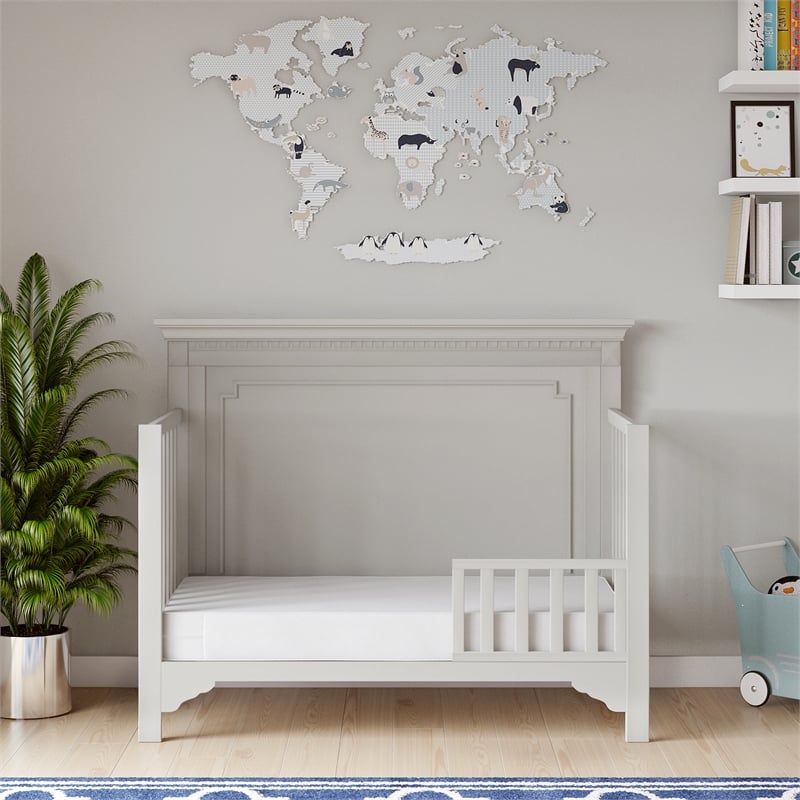 Safety 1st Cozy Snuggles Deluxe Dual 2-in-1 Baby Crib & Toddler Mattress
