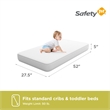 Safety 1st Cozy Snuggles Standard Firm Baby Crib & Toddler Bed Mattress in White