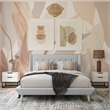 DHP Lilya Full Upholstered Platform Bed w/ Wood Slat Support in Light Gray Linen