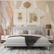 DHP Lilya King Upholstered Platform Bed w/ Wood Slat Support in Light Gray Linen