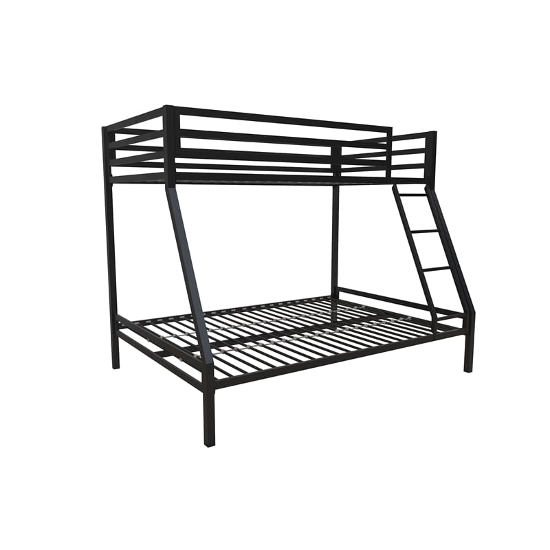 Mainstays Premium Twin over Full Metal Bunk Bed in Black