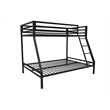 Mainstays Premium Twin over Full Metal Bunk Bed in Black