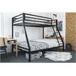 Mainstays Premium Twin over Full Metal Bunk Bed in Black