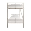 Mainstays Convertible Twin over Twin Metal Bunk Bed in Off White