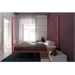 DHP Capri Full Metal Bed in Pink