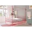 DHP Capri Full Metal Bed in Pink