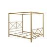 DHP Robin Canopy Bed - Full in Gold