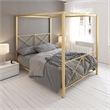 DHP Robin Canopy Bed - Full in Gold