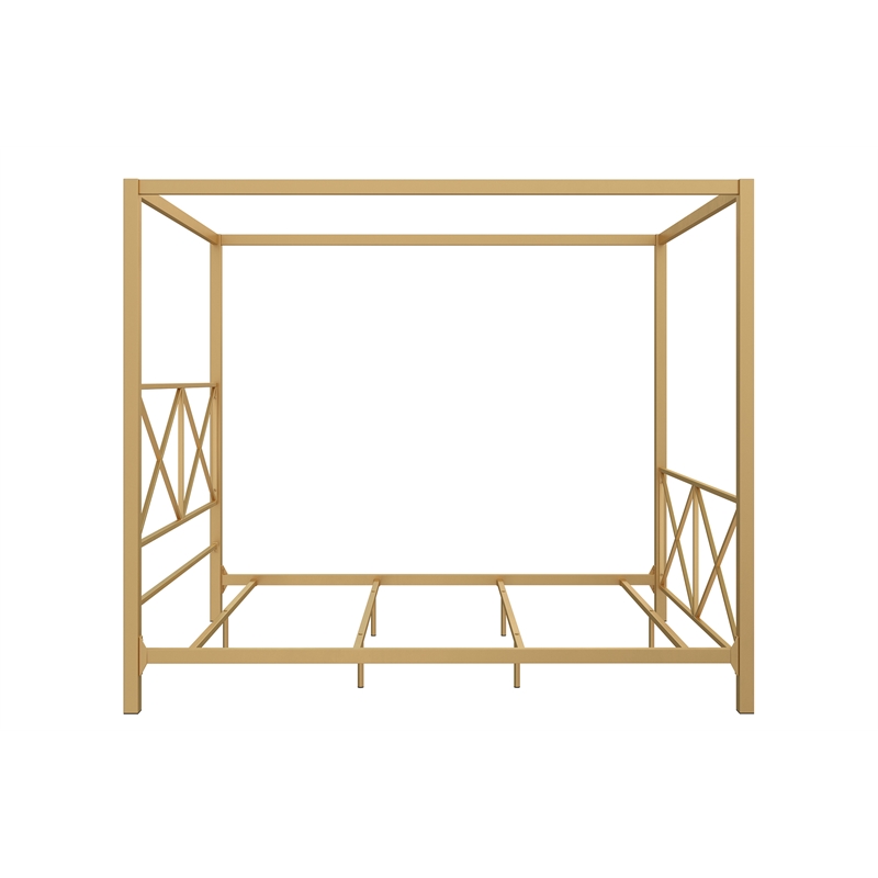 DHP Robin Canopy Bed - Full in Gold