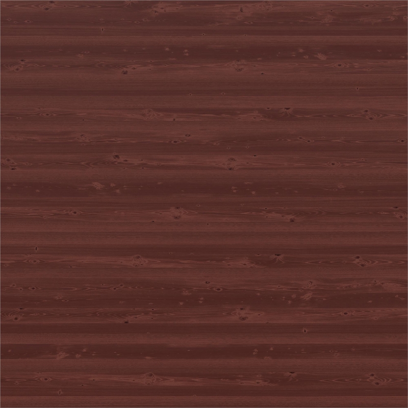 DHP Jaymee Twin Platform Bed Frame in Solid Wood in Nutmeg