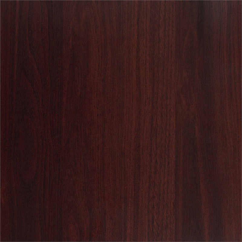 DHP Shiloh 3-Piece Counter Height Dining Set in Rustic Mahogany/White