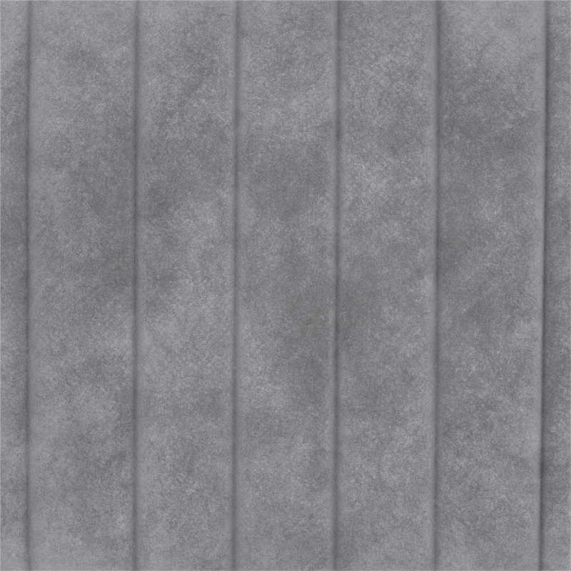 CosmoLiving Blair Upholstered Accent Chair and a Half in Light Gray Velvet