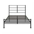 Mr. Kate MacKenzie Queen Metal Platform Bed Frame w/3 Adjustable Heights - Black