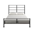 Mr. Kate MacKenzie Queen Metal Platform Bed Frame w/3 Adjustable Heights - Black