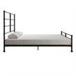 Mr. Kate MacKenzie Queen Metal Platform Bed Frame w/3 Adjustable Heights - Black