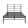 Mr. Kate MacKenzie Queen Metal Platform Bed Frame w/3 Adjustable Heights - Black
