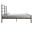 Mr. Kate MacKenzie Queen Metal Platform Bed Frame w/3 Adjustable Heights - Black