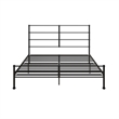 Mr. Kate MacKenzie King Metal Platform Bed Frame w/3 Adjustable Heights - Black
