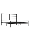 Mr. Kate MacKenzie King Metal Platform Bed Frame w/3 Adjustable Heights - Black