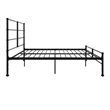 Mr. Kate MacKenzie King Metal Platform Bed Frame w/3 Adjustable Heights - Black