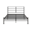 Mr. Kate MacKenzie King Metal Platform Bed Frame w/3 Adjustable Heights - Black