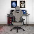 NTense Quantum Gaming Chair with Reclining Ergonomic Back in Black Faux Leather