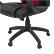 NTense Vortex Gaming Chair with Ergonomic High Back in Red Faux Leather