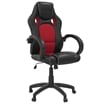 NTense Vortex Gaming Chair with Ergonomic High Back in Red Faux Leather