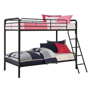 dhp metal twin over twin bunk bed