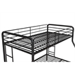DHP Metal Twin over Full Bunk Bed in Black