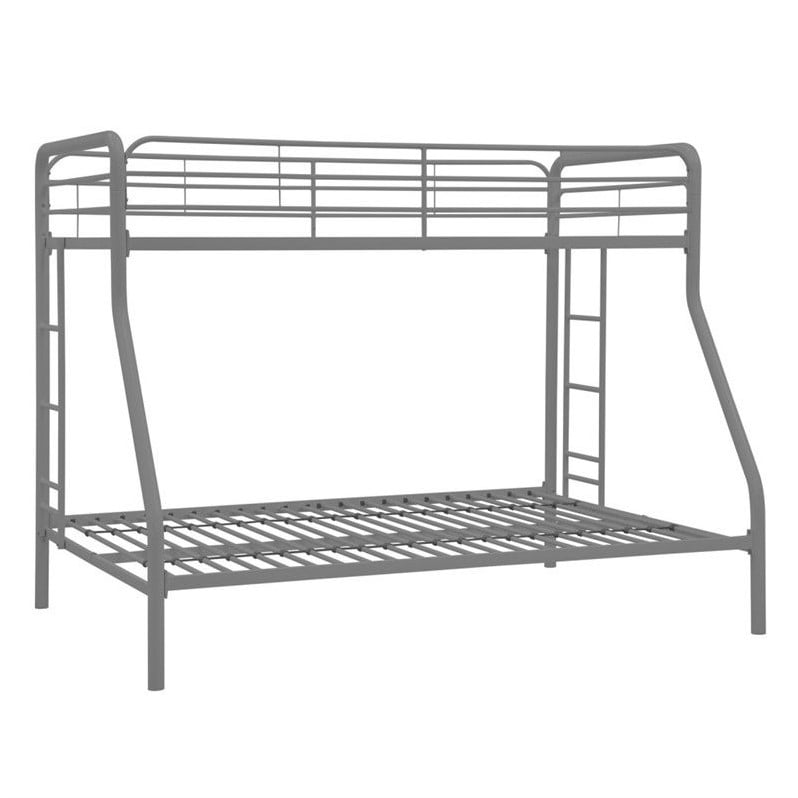 Dhp Metal Twin Over Full Bunk Bed In, Dhp Twin Over Futon Metal Bunk Bed White