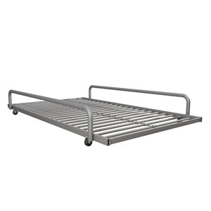 dhp trundle for metal daybed in silver