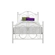 DHP Bombay Twin Metal Bed in White