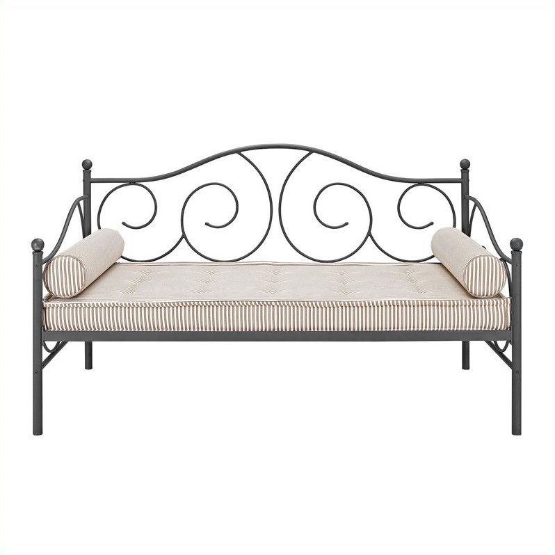 Metal Full Daybed in Pewter 4022939