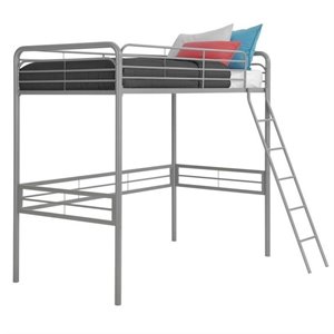 dhp metal twin loft bed