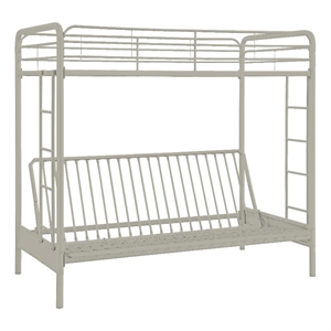 dhp twin over futon metal bunk bed