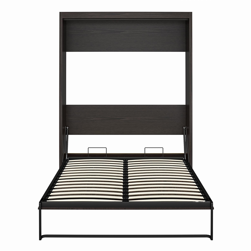 Signature Sleep Transitional Wood Chocolate Queen Murphy Wall Bed