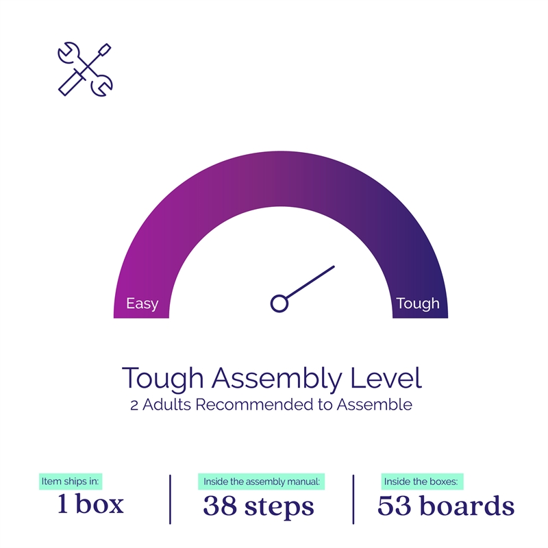 Signature Sleep Paramount Single Side Cabinet for Wall Beds in Light Oak